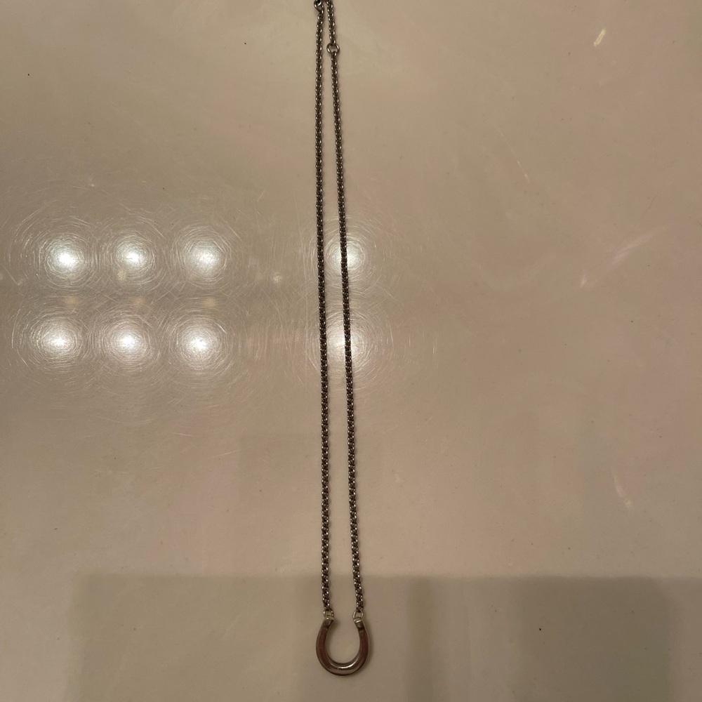 James Avery horseshoe necklace sterling silver 14,16, & 18 inches $100.00